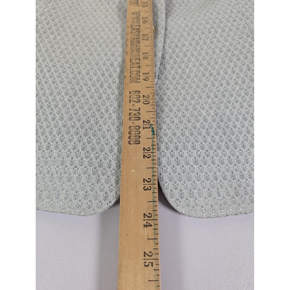 Ted Baker Blazer Suit Jacket Womens 3 Pale Blue Peplum Textured Jacquard Lined‎ - Picture 15 of 16